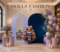 Custom Glam Fashion Doll Birthday Backdrop & Cutouts | Personalized Girly Party Decorations