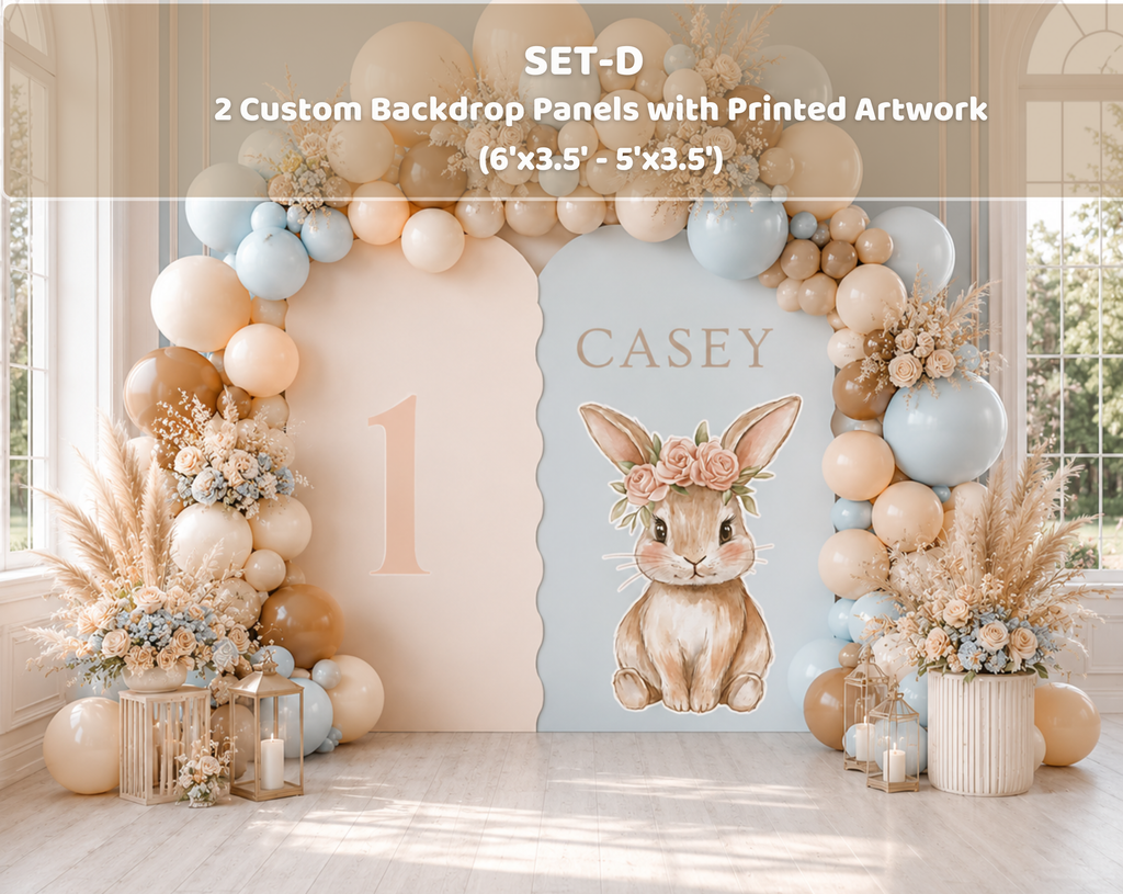 Custom Woodland Baby Shower Backdrop & Animal Cutouts | Forest First Birthday Party Decor