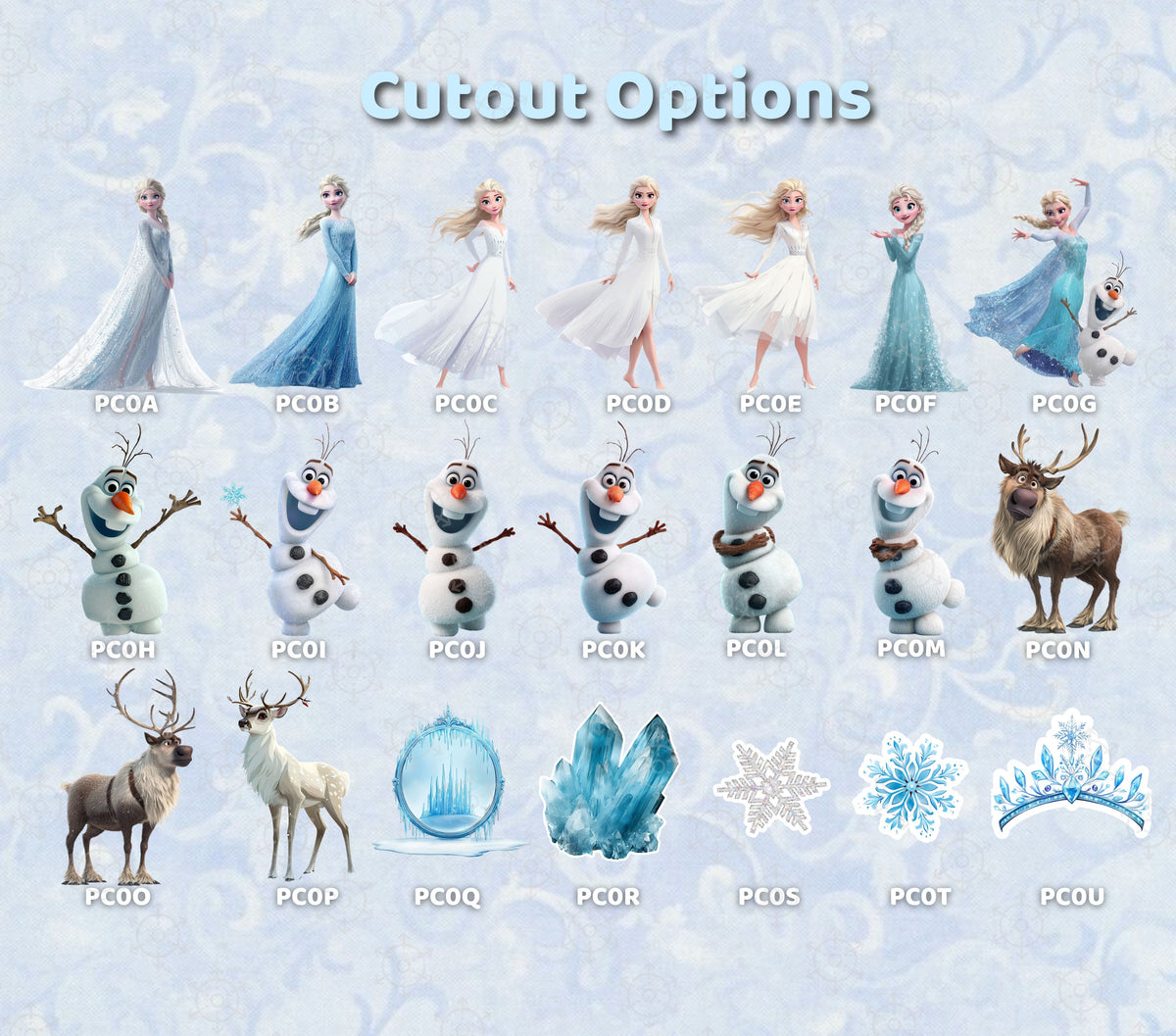Snow Queen Princess Ice Castle Backdrop | Personalized 3-Panel Arch Birthday Party Decor