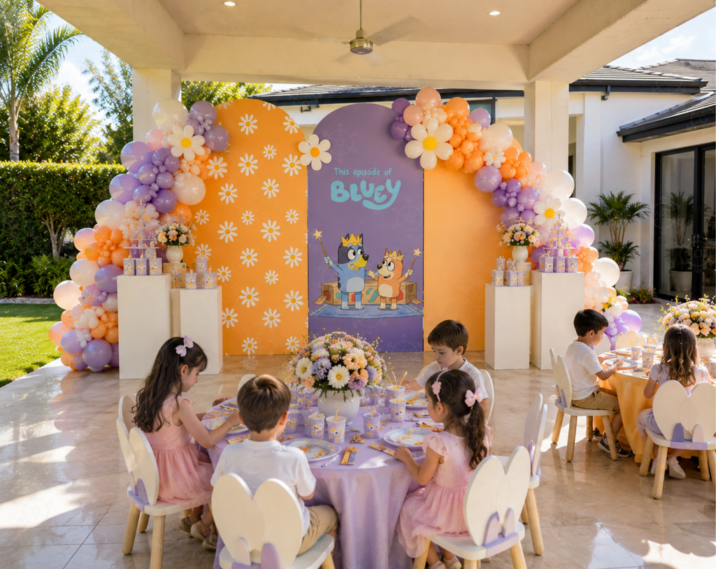 Bluey Birthday Backdrops, Cutouts & Yard Signs | Personalized Party Decorations