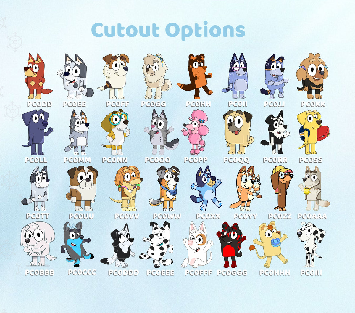 Bluey Birthday Backdrops, Cutouts & Yard Signs | Personalized Party Decorations