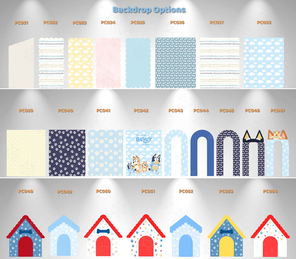 Bluey Birthday Backdrops, Cutouts & Yard Signs | Personalized Party Decorations