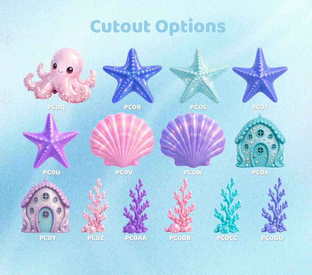 Gabby's Dollhouse Mermaid Pool Party Backdrop & Cutouts | Personalized Summer Birthday Decorations