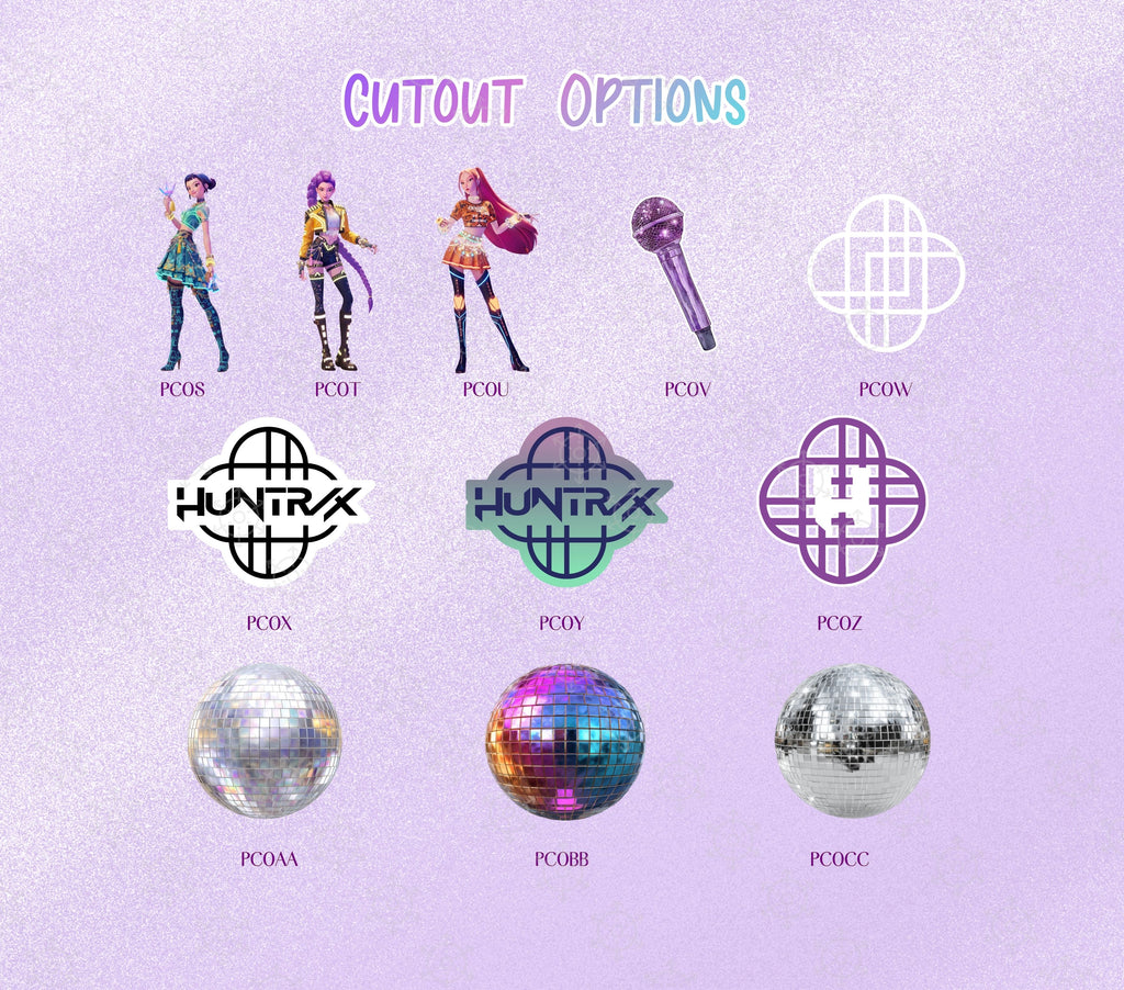 Teen Idol Concert Birthday Backdrop & Standee Cutouts Set | Personalized Party Decorations