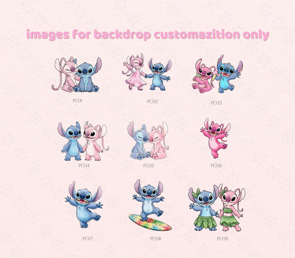 Blue Alien Birthday Backdrop & Cutouts Set | Tropical Party Decorations