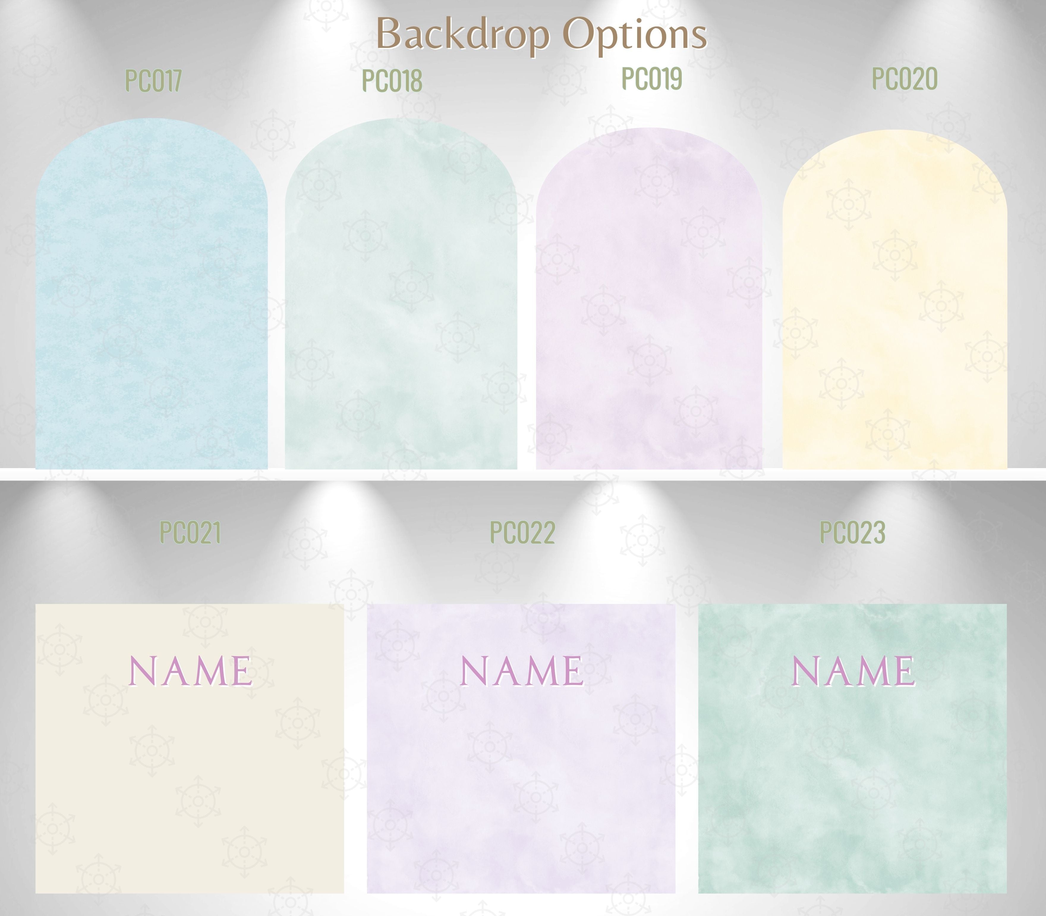 Personalized Princess Birthday Backdrop & Cutouts Set | Luxury Pastel Party Decorations