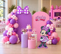 Bow-Tique Birthday Backdrop & Cutouts | Pink Bow Party Decor
