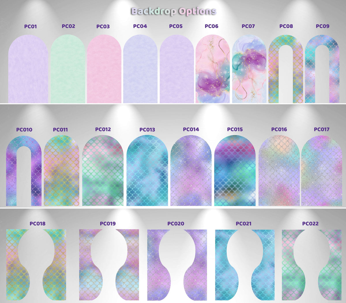 Ocean Princess Party Decorations | Personalized Mermaid Birthday Backdrop Set | Luxury Under the Sea Decor