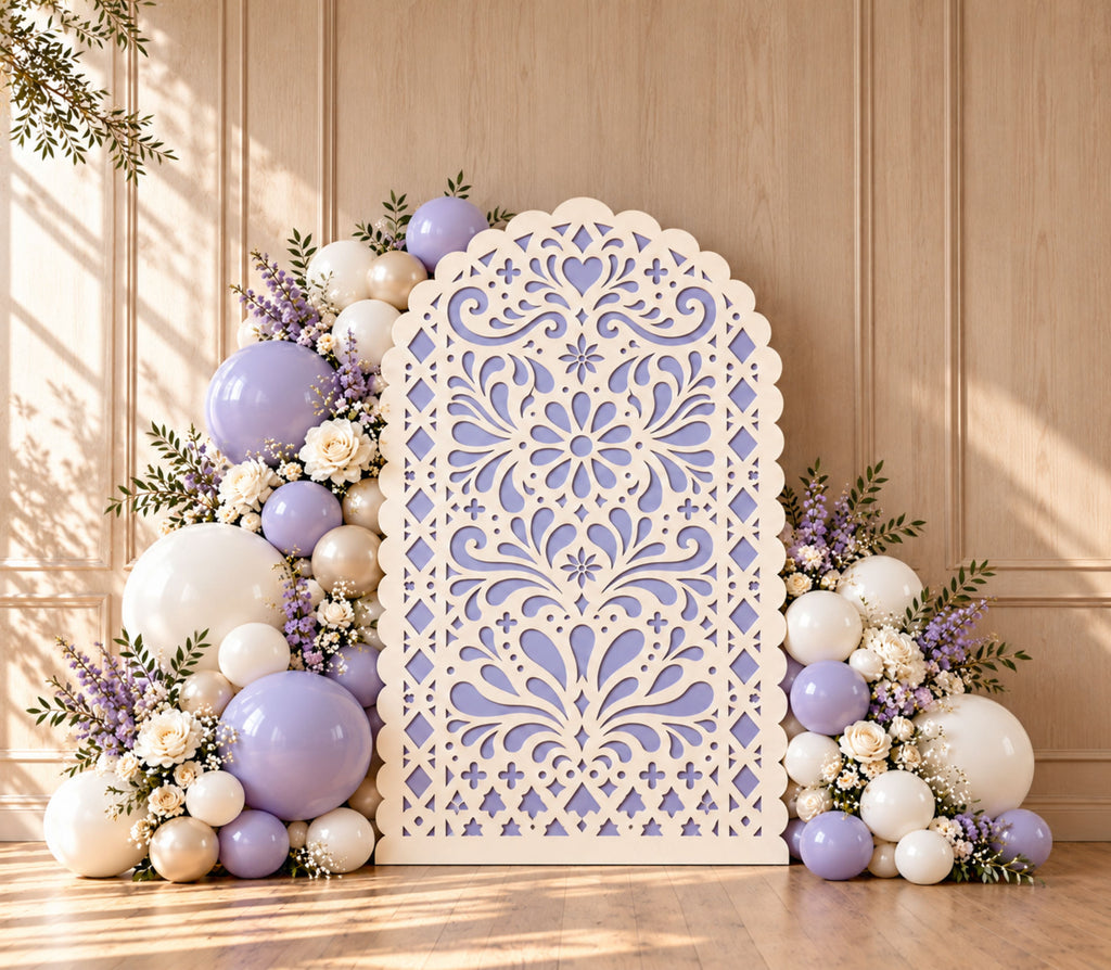 Pétalos Collection | Papel Picado Backdrop & Pedestal Party Set