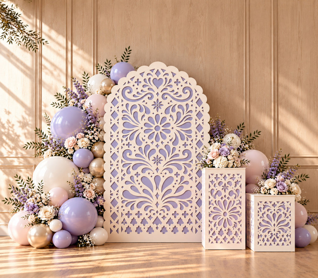Pétalos Collection | Papel Picado Backdrop & Pedestal Party Set