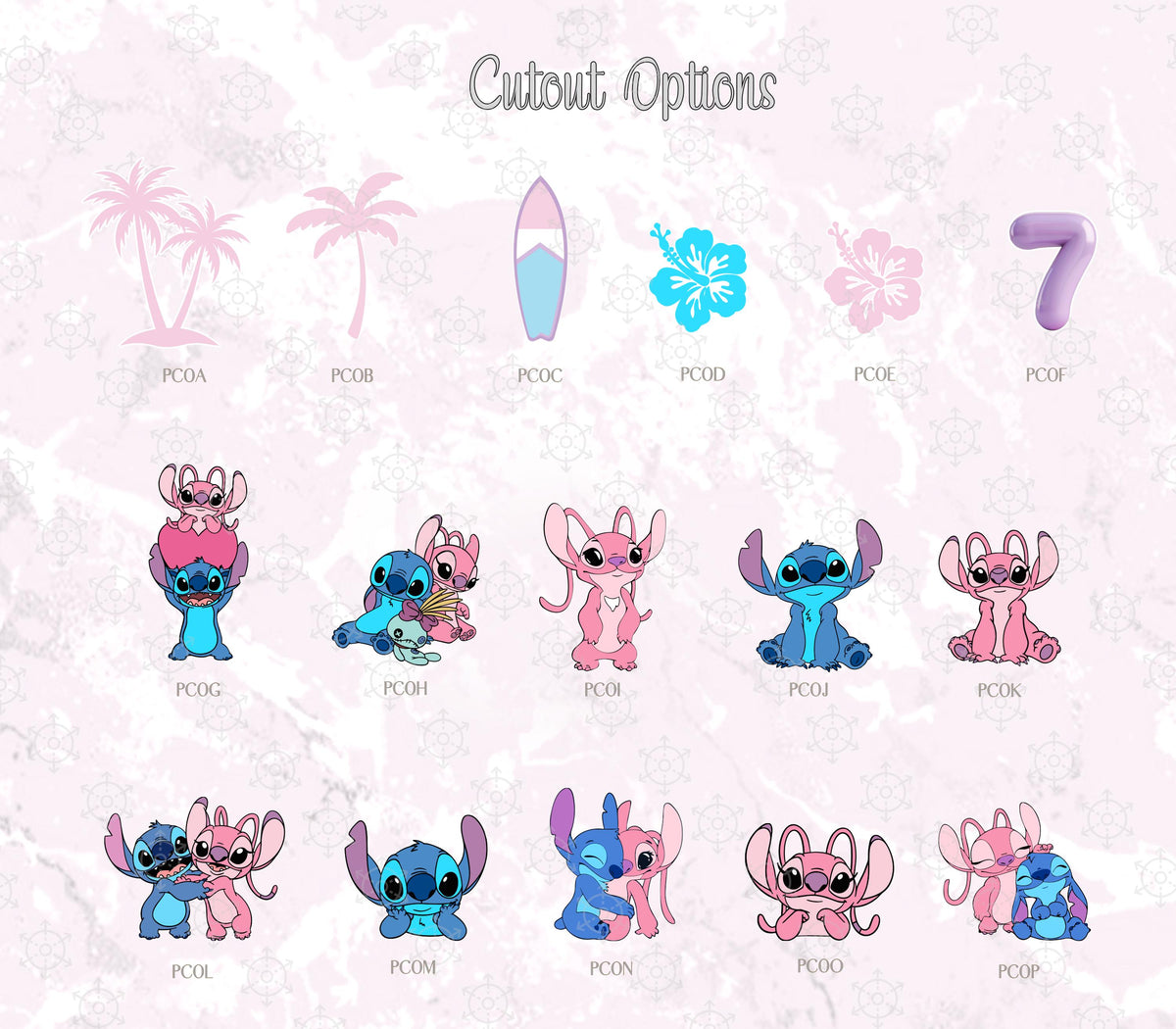 Tropical Blue Alien Birthday Backdrop & Cutouts | Custom Hawaiian Party Decorations