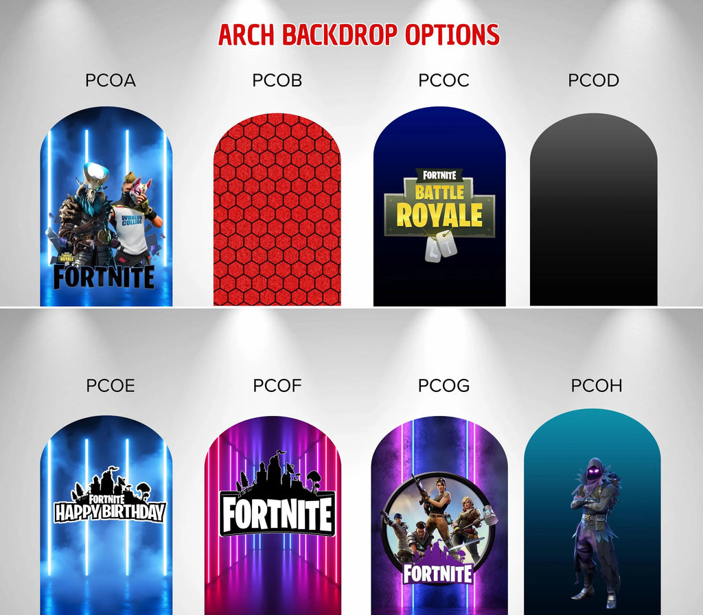 Personalized Battle Game Birthday Backdrop & Cutouts | Gamer Party Decorations