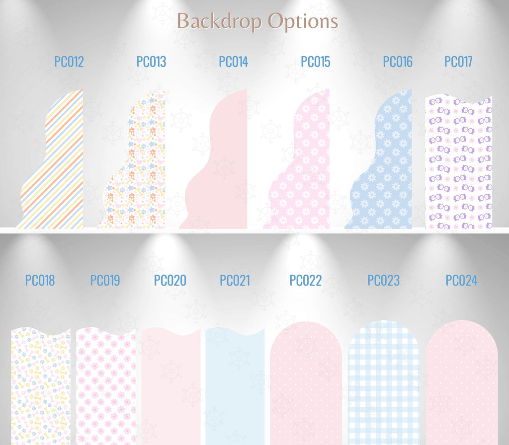 Custom Blue Puppy Pool Party Backdrop & Cutouts | Personalized Summer Kids Birthday Decorations